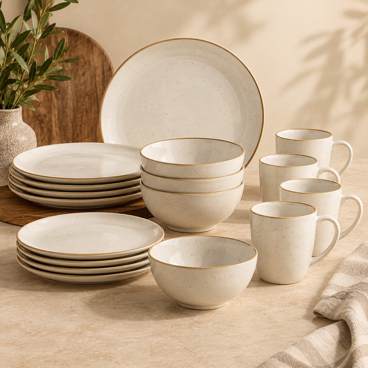 Ivory Dinnerware Set (Demo)